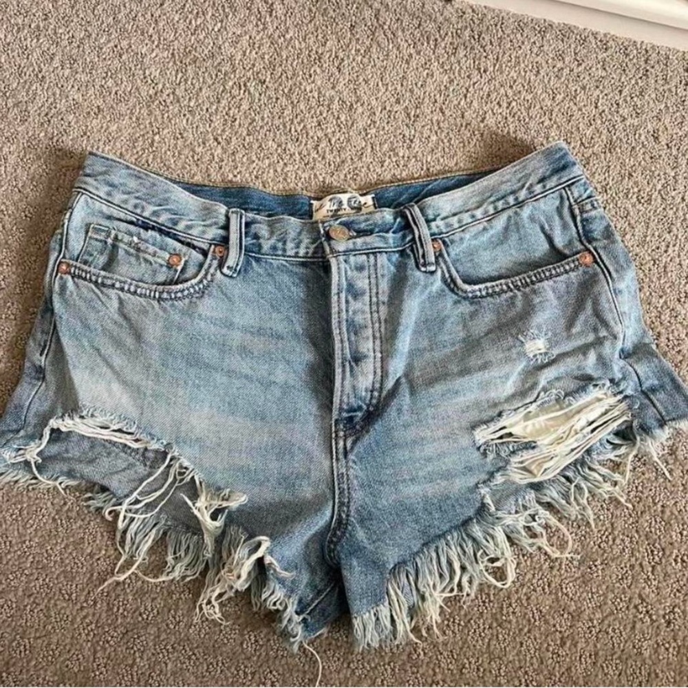 Free People Denim Shorts